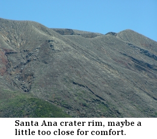 Santa Ana volcano close-up
